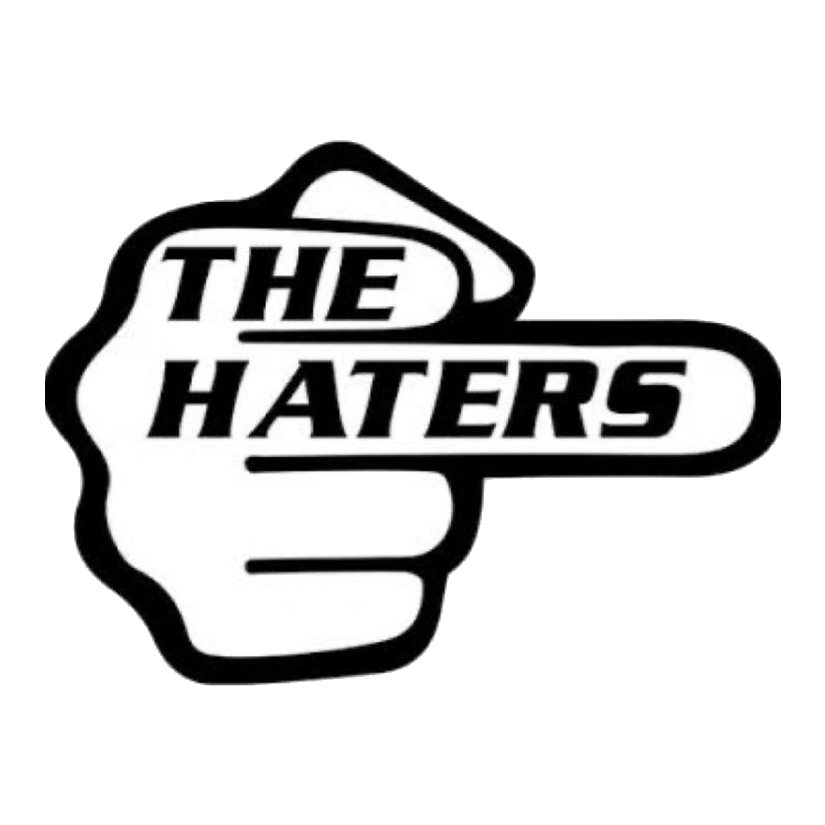 The Haters Pointing Hand Premium Vinyl Stickers