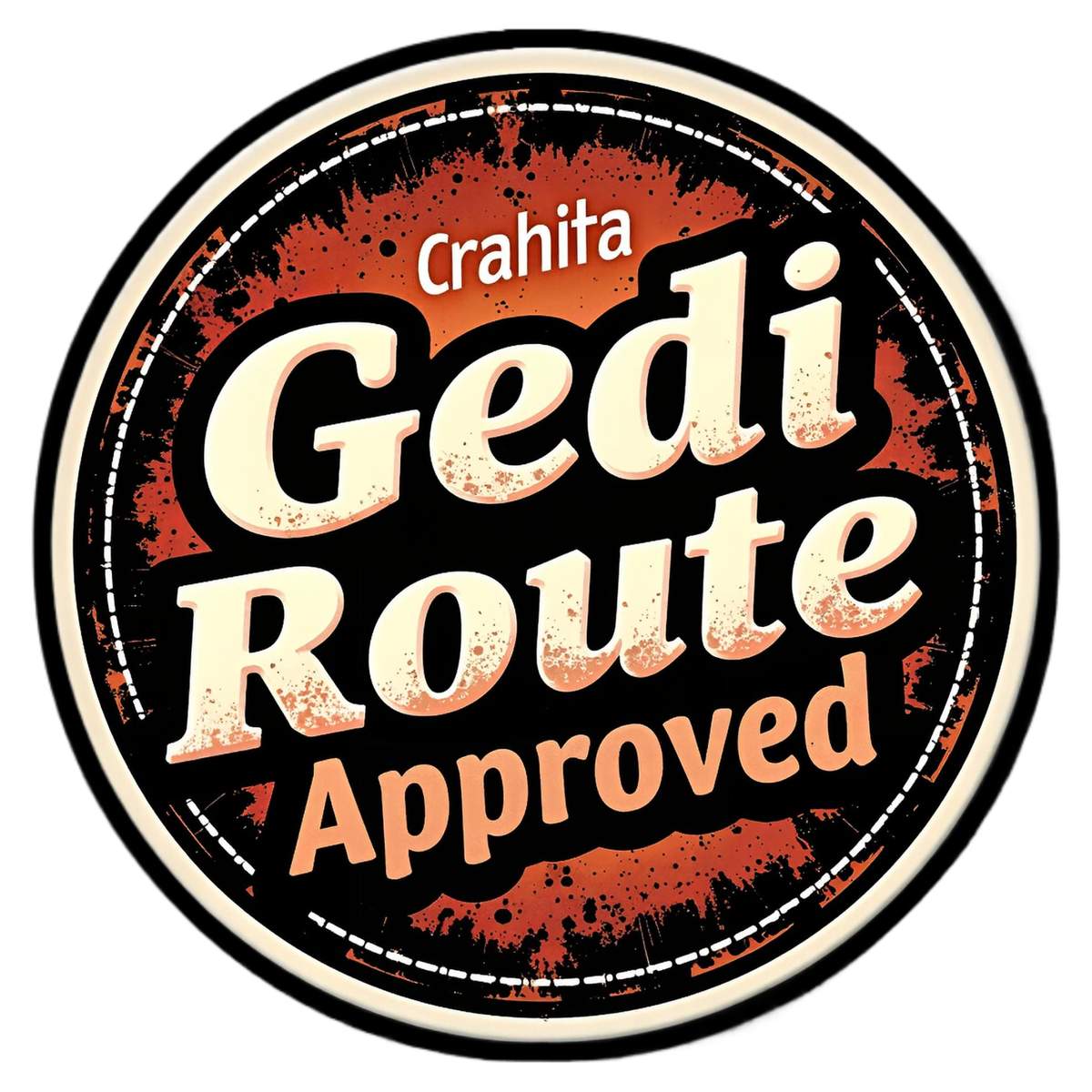 Gedi Route Approved Bumper Sticker