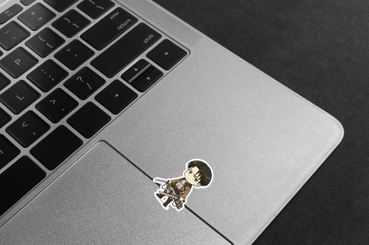Attack on Titan Levi - Laptop Mockup