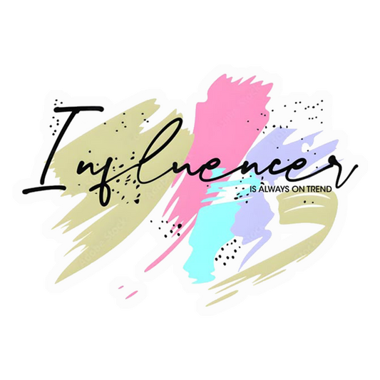 Influencer On Trend Premium Vinyl Stickers