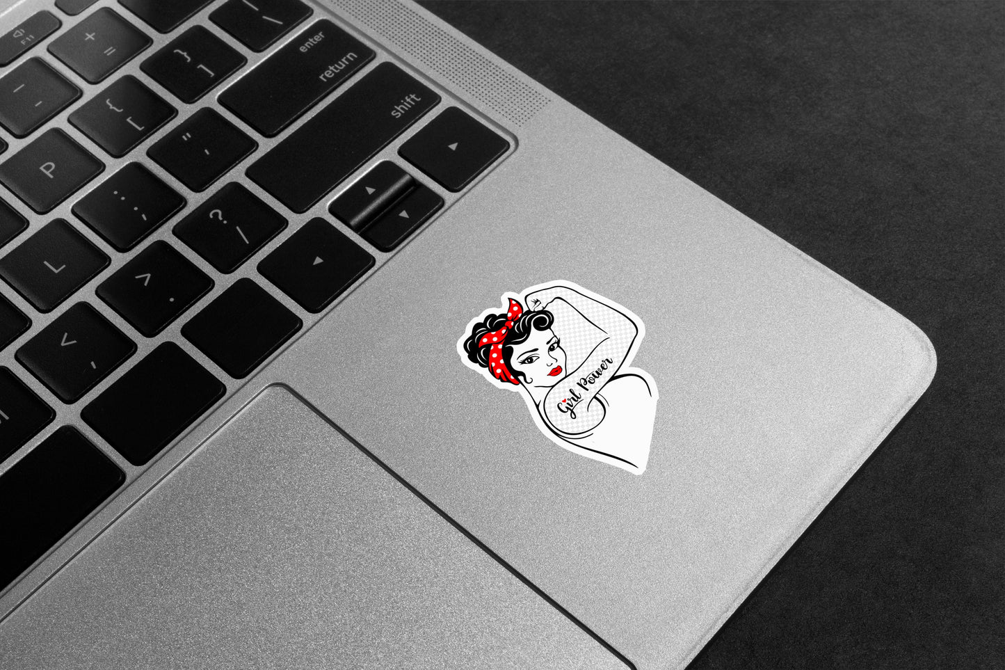 Girl Power Rosie Riveter Premium Vinyl Stickers