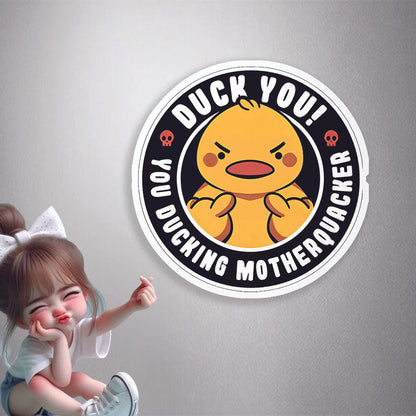 Ducking Motherquacker Premium Vinyl Stickers