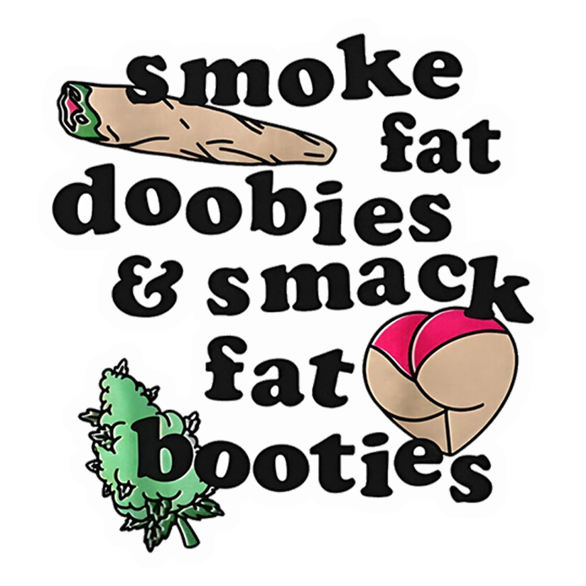 Smoke Doobies Booties Premium Vinyl Stickers