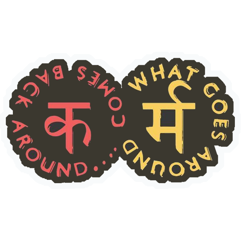 Karma What Goes Around Premium Vinyl Stickers