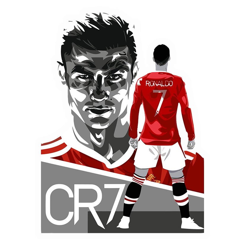 Ronaldo CR7 Premium Vinyl Stickers