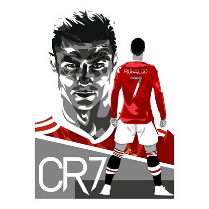 Ronaldo CR7 Premium Vinyl Stickers