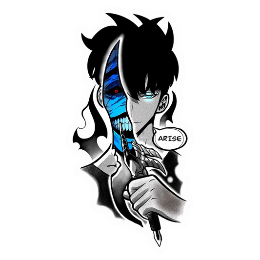 Sung Jinwoo Angry Husky Premium Vinyl Stickers