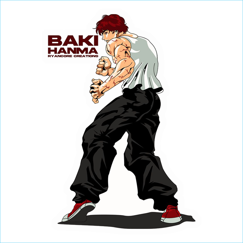 Baki Hanma Kicking Pose