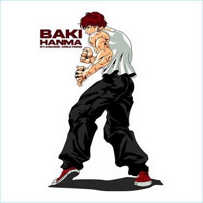 Baki Hanma Kicking Pose