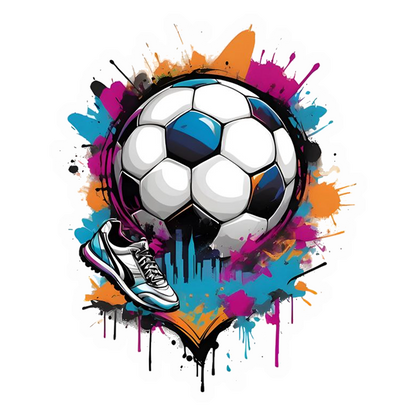 Aesthetic Football Cutout Premium Vinyl Stickers