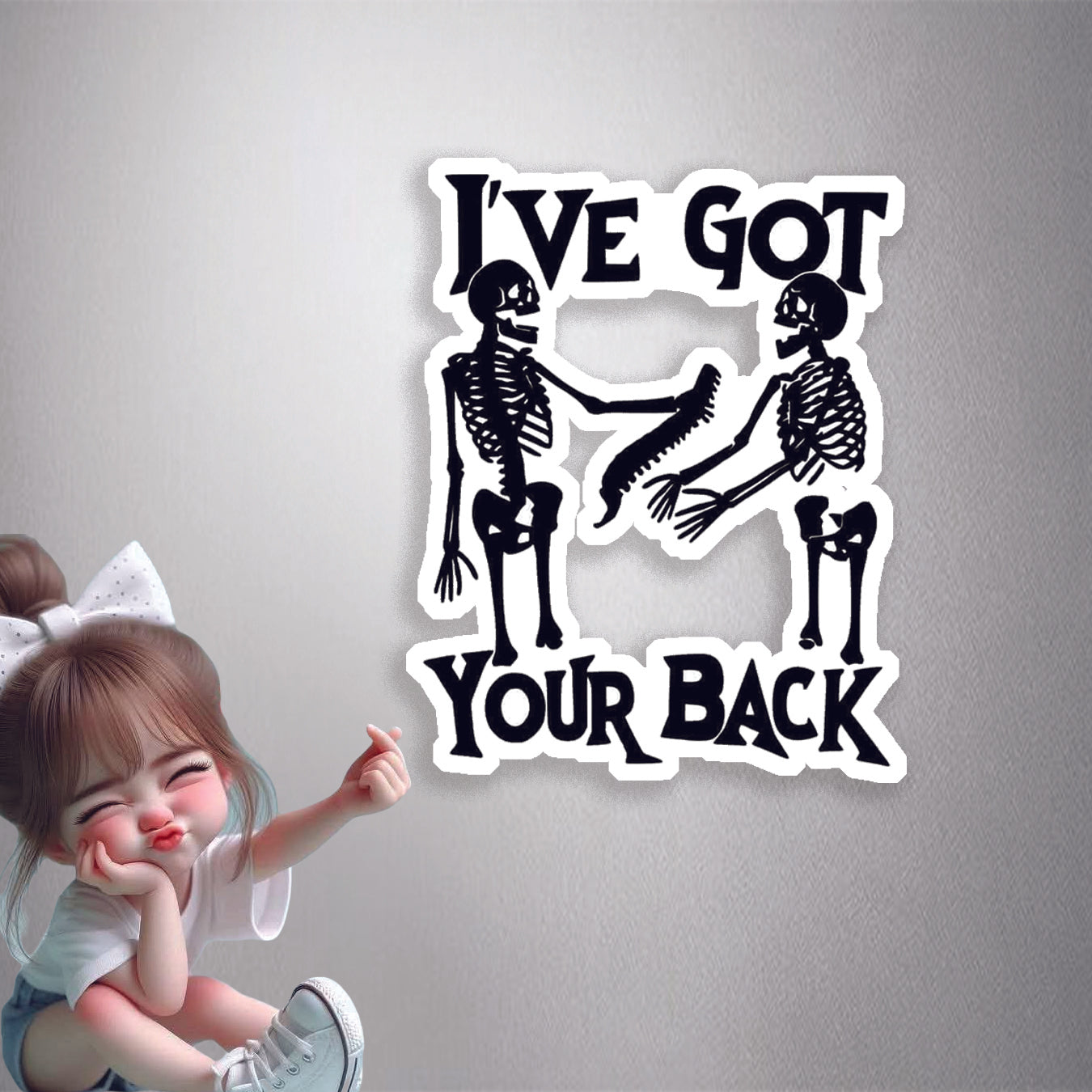I Got Your Back Premium Vinyl Stickers