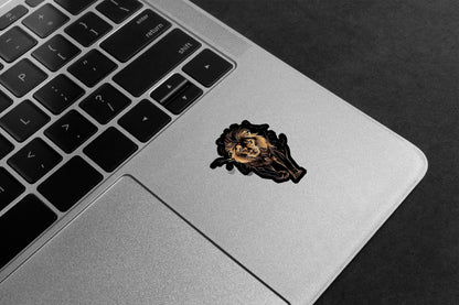 Golden Lion Aesthetic Premium Vinyl Stickers
