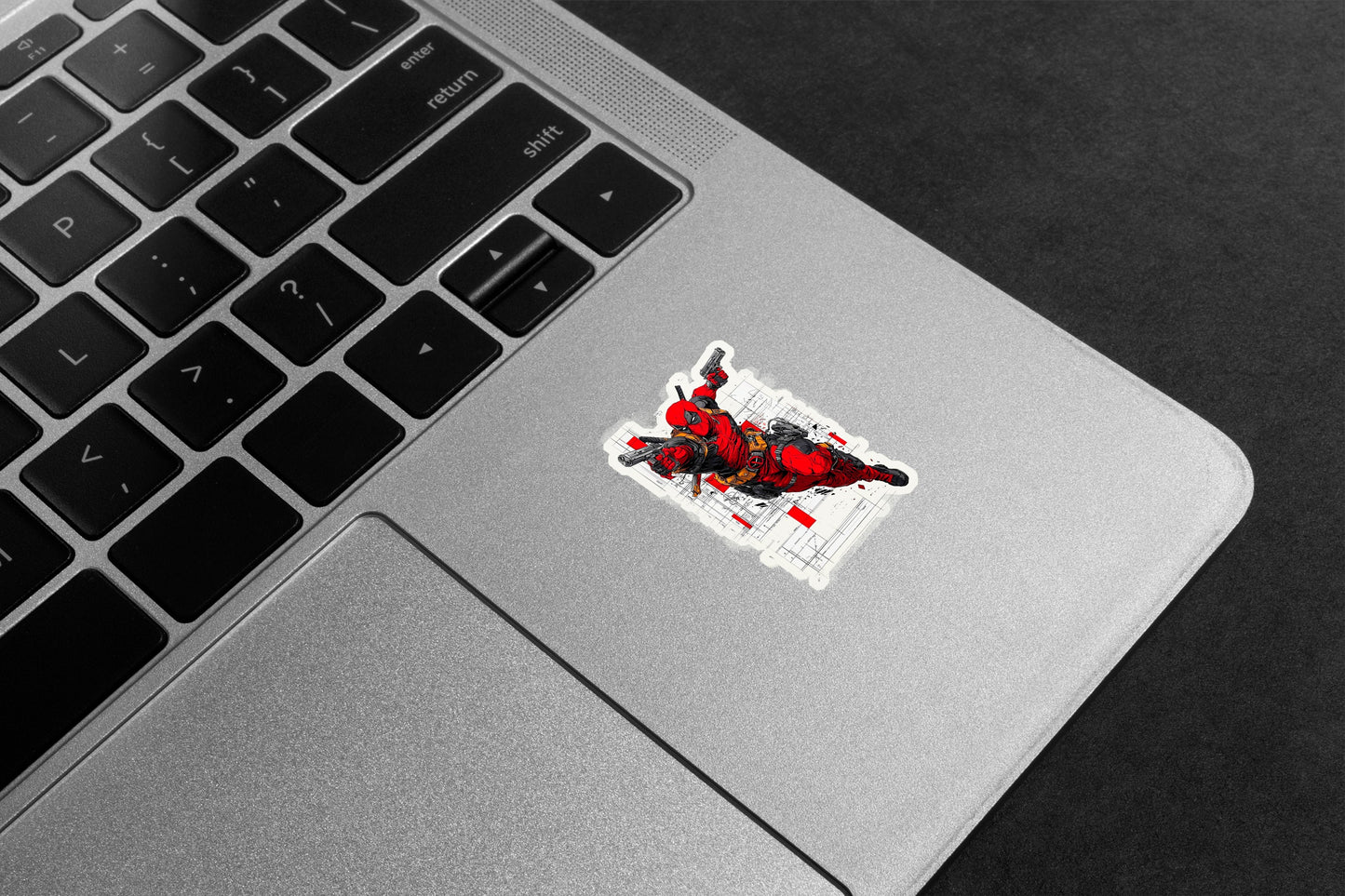 Deadpool in action Creative Premium Vinyl Stickers