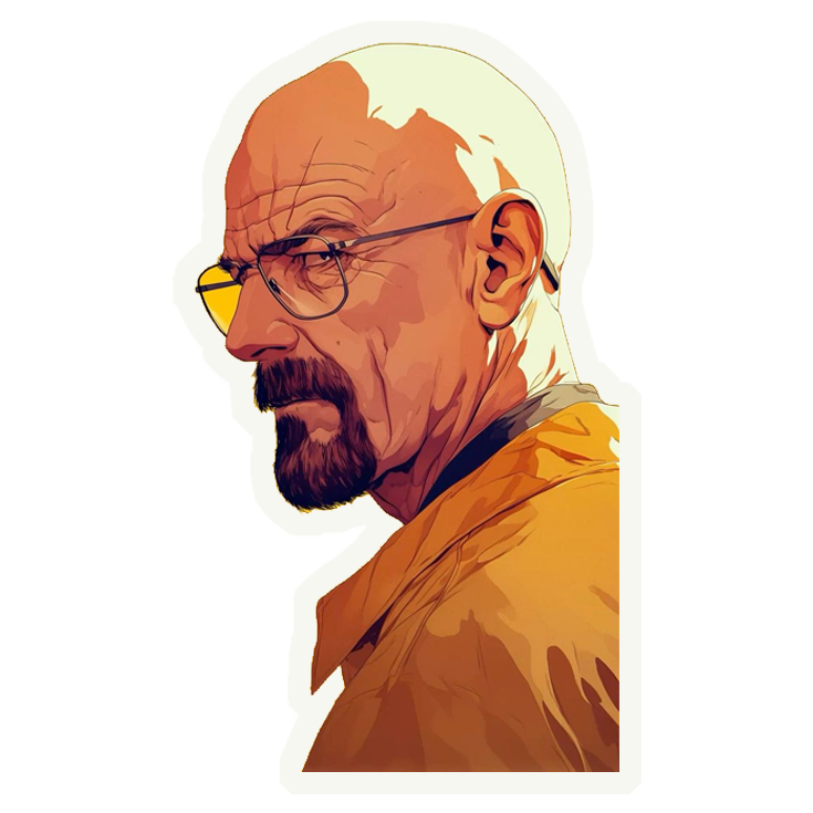 Walter White Premium Vinyl Stickers