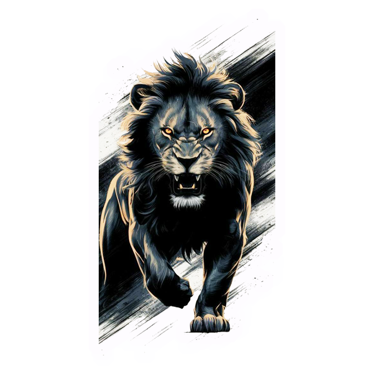 Black Lion Premium Vinyl Stickers