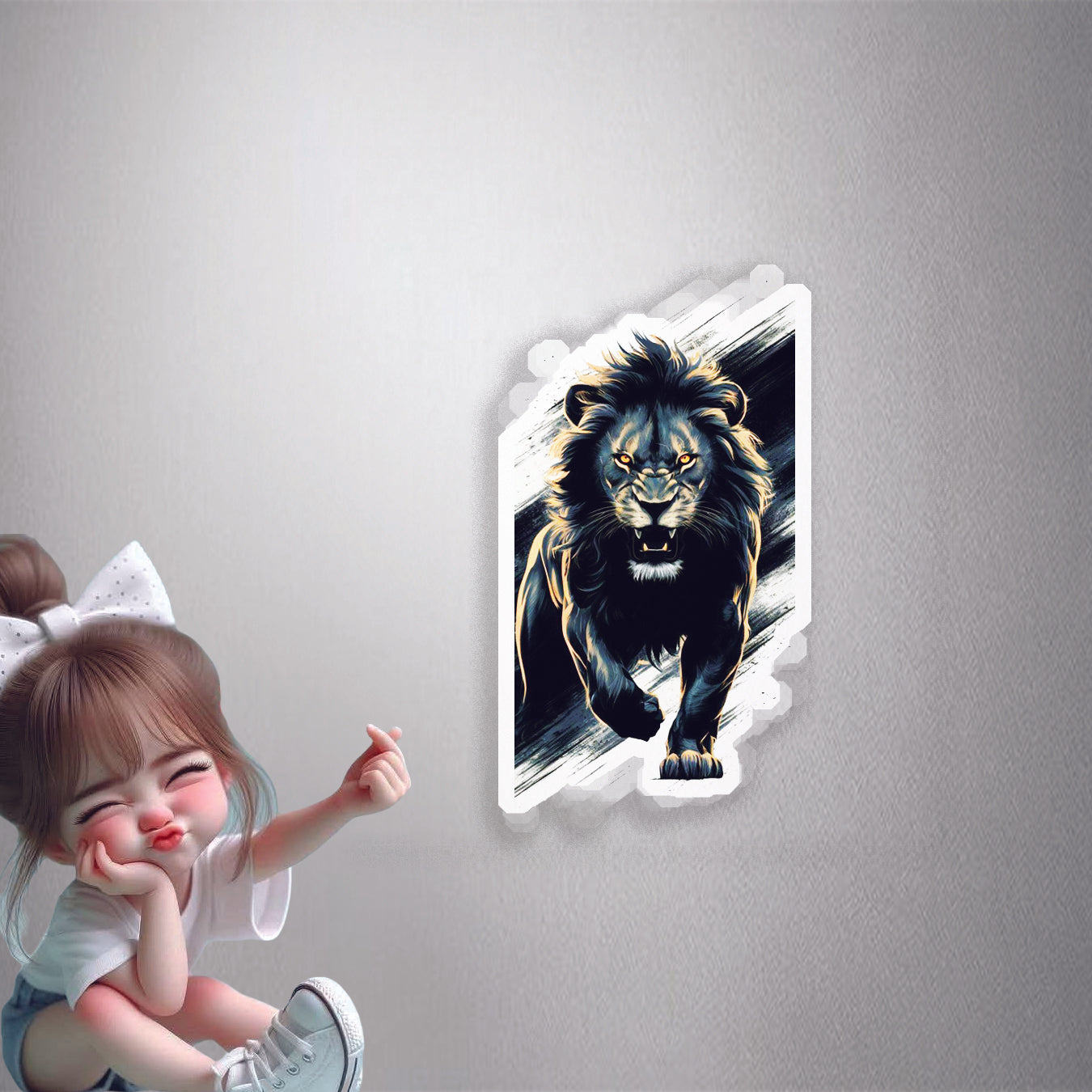 Black Lion Premium Vinyl Stickers