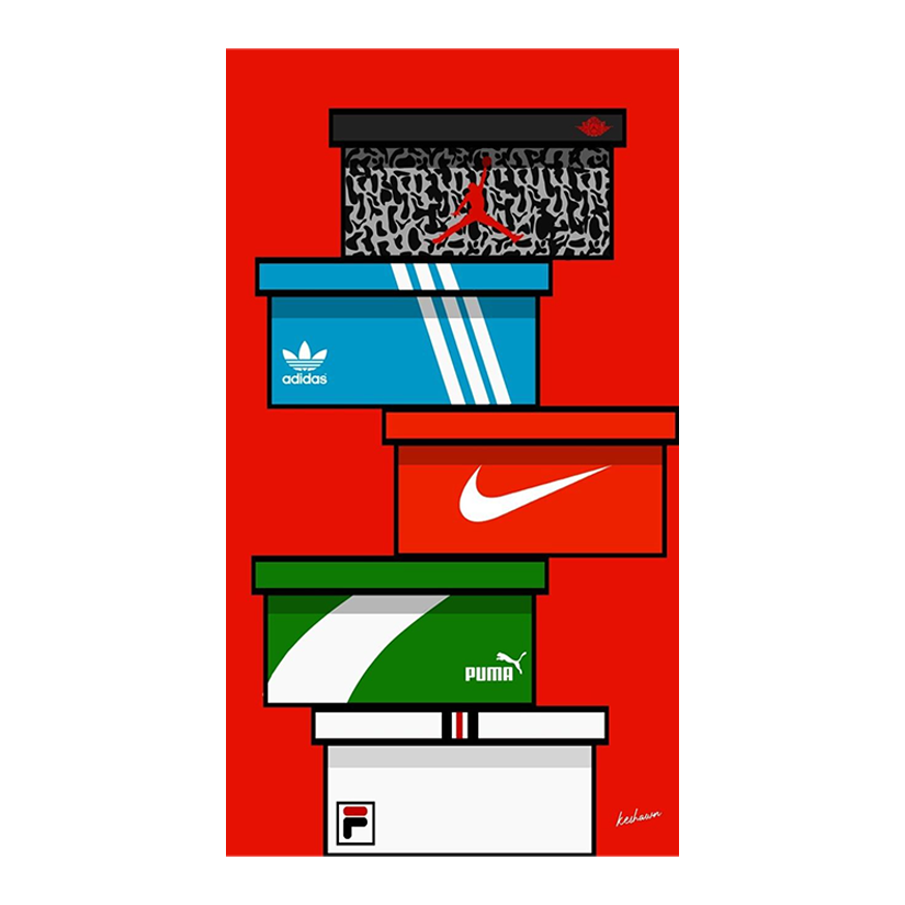 Sneaker Box Stack