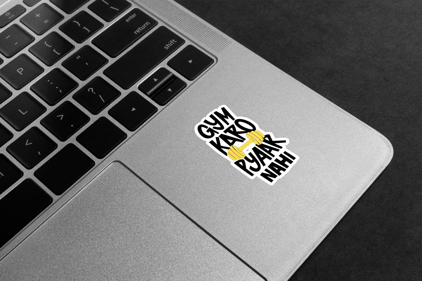 Gym Karo Pyaar Nahi Premium Vinyl Stickers