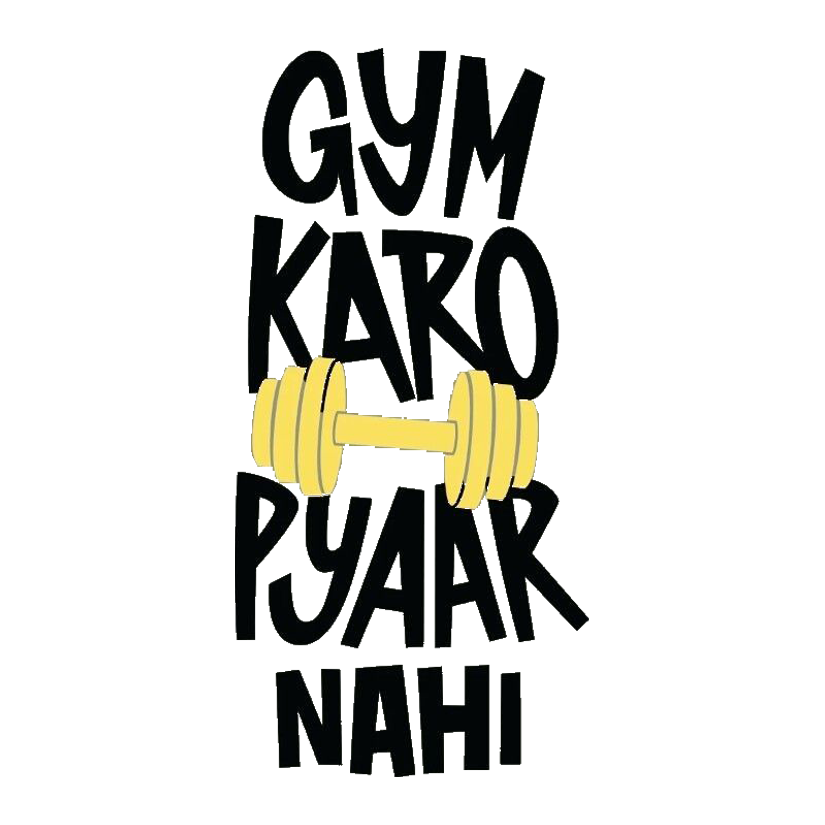 Gym Karo Pyaar Nahi Premium Vinyl Stickers