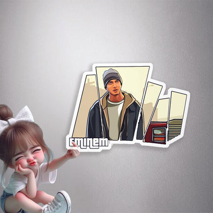 Eminem Framed Gta V Premium Vinyl Stickers