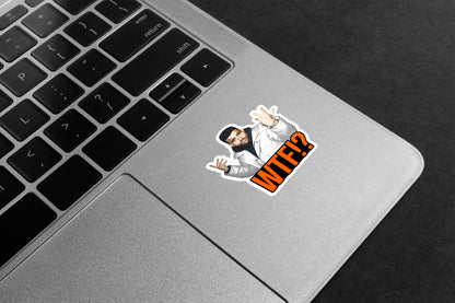Karan Aujla WTF MemePremium Vinyl Stickers