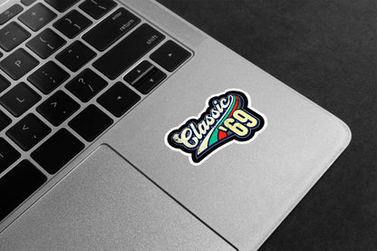 Classic 69 Retro Premium Vinyl Stickers