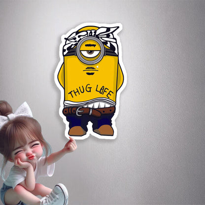 Minion Thug Life Premium Vinyl Stickers