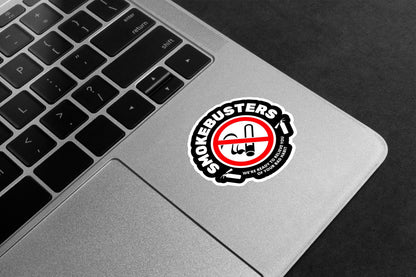 Smokebusters No Smoking Premium Vinyl Stickers