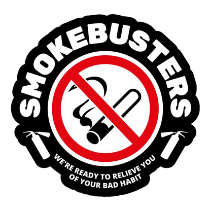 Smokebusters No Smoking Premium Vinyl Stickers