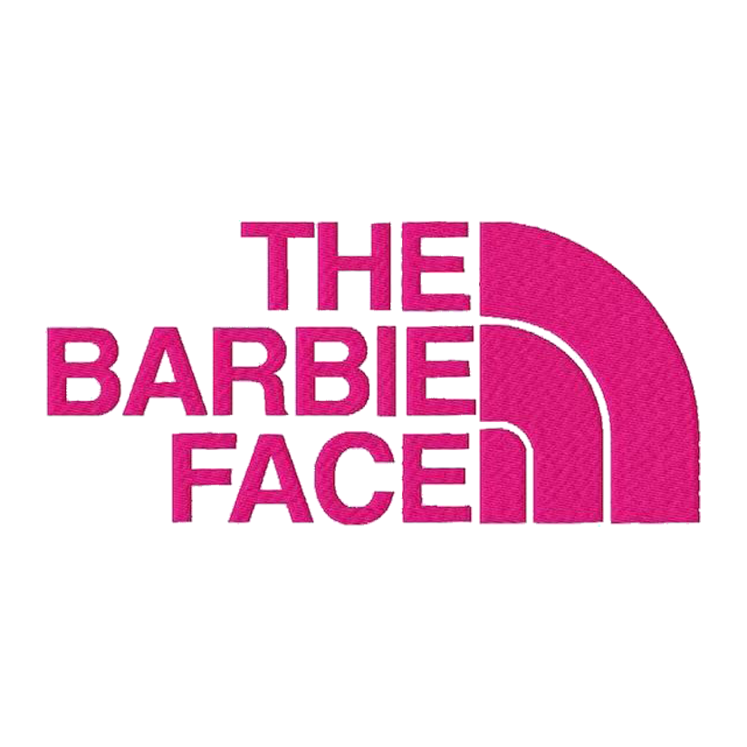 Barbie Face Parody Premium Vinyl Stickers