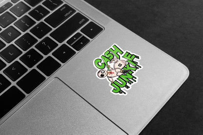 Cash Junkie Voodoo Premium Vinyl Stickers
