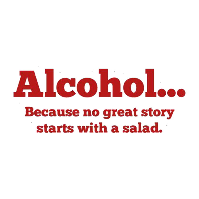 Alcohol Great Story Premium Vinyl Stickers