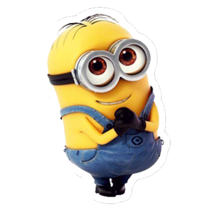 Minion Innocent Look Premium Vinyl Stickers