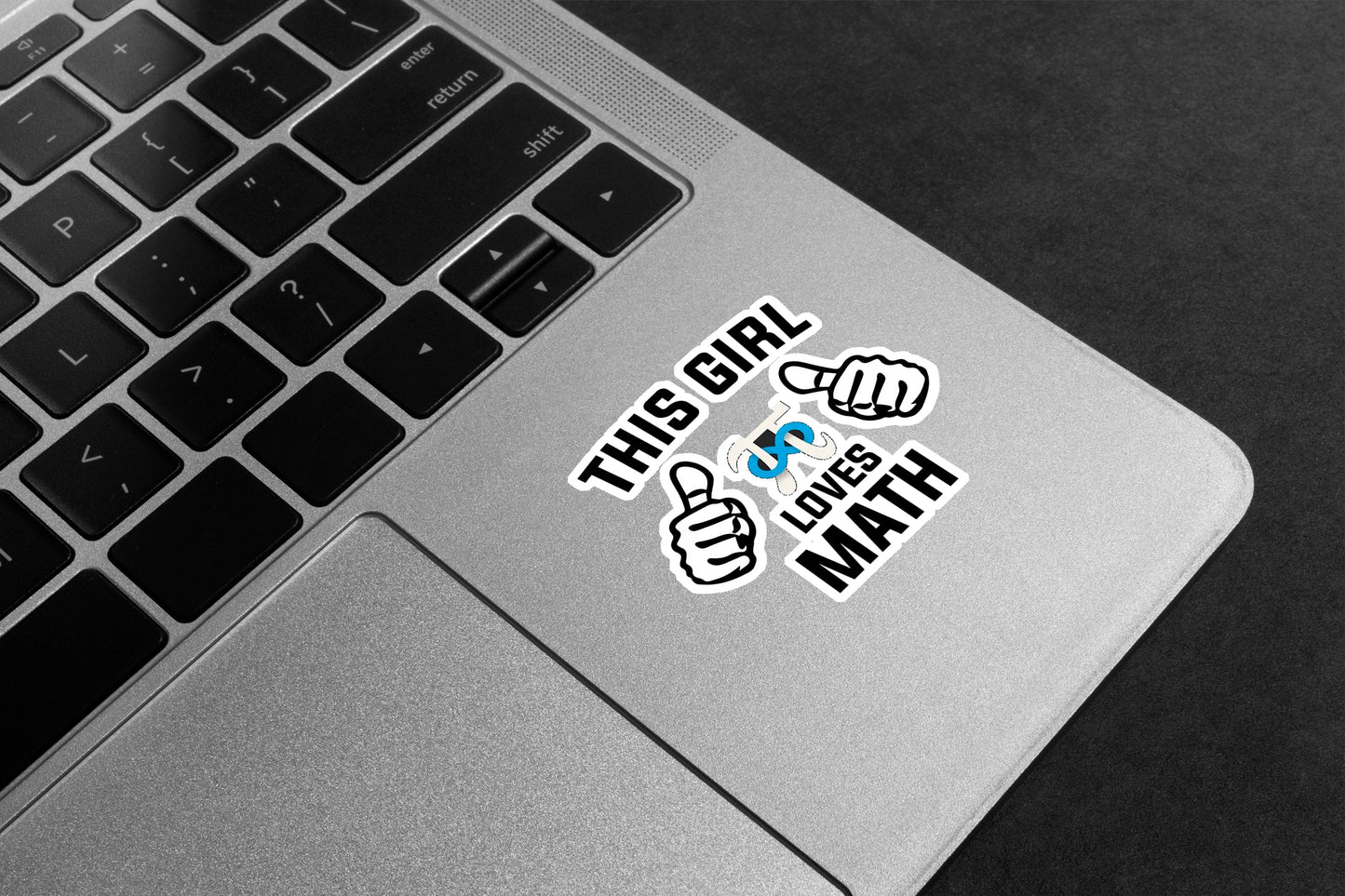 This Girl Loves Math Premium Vinyl Stickers