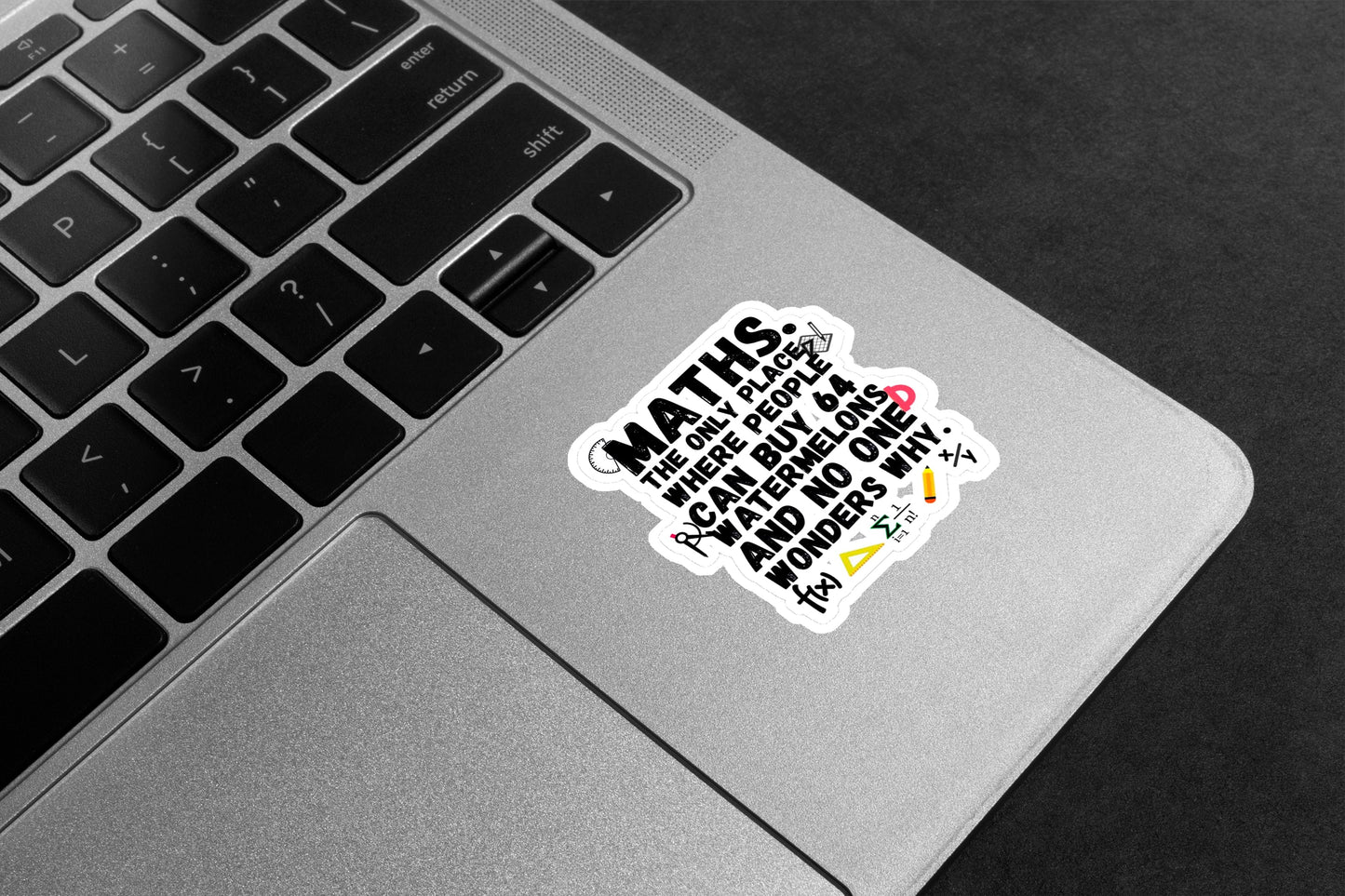 Math Watermelon Riddle Premium Vinyl Stickers