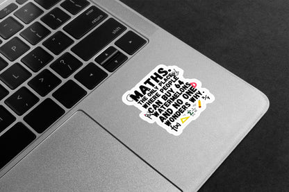 Math Watermelon Riddle Premium Vinyl Stickers