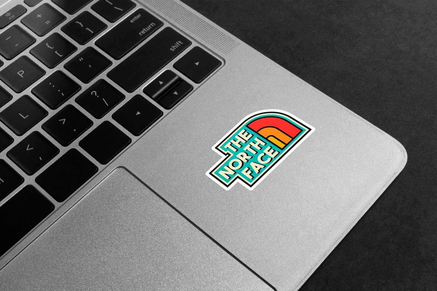 North Face Retro Logo Premium Vinyl Stickers