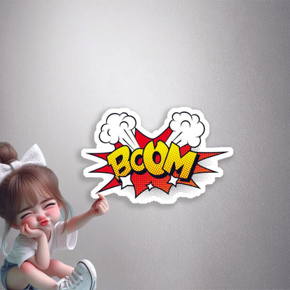 Boom Comic Pop Art Premium Vinyl Stickers