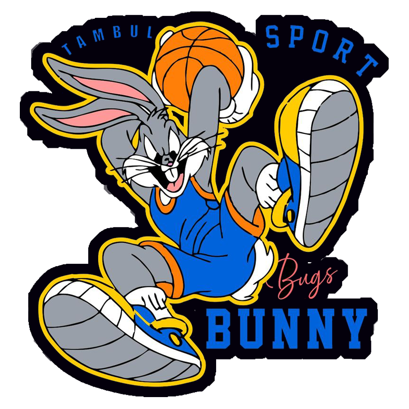 Bugs Bunny Basketball Premium Vinyl Stickers