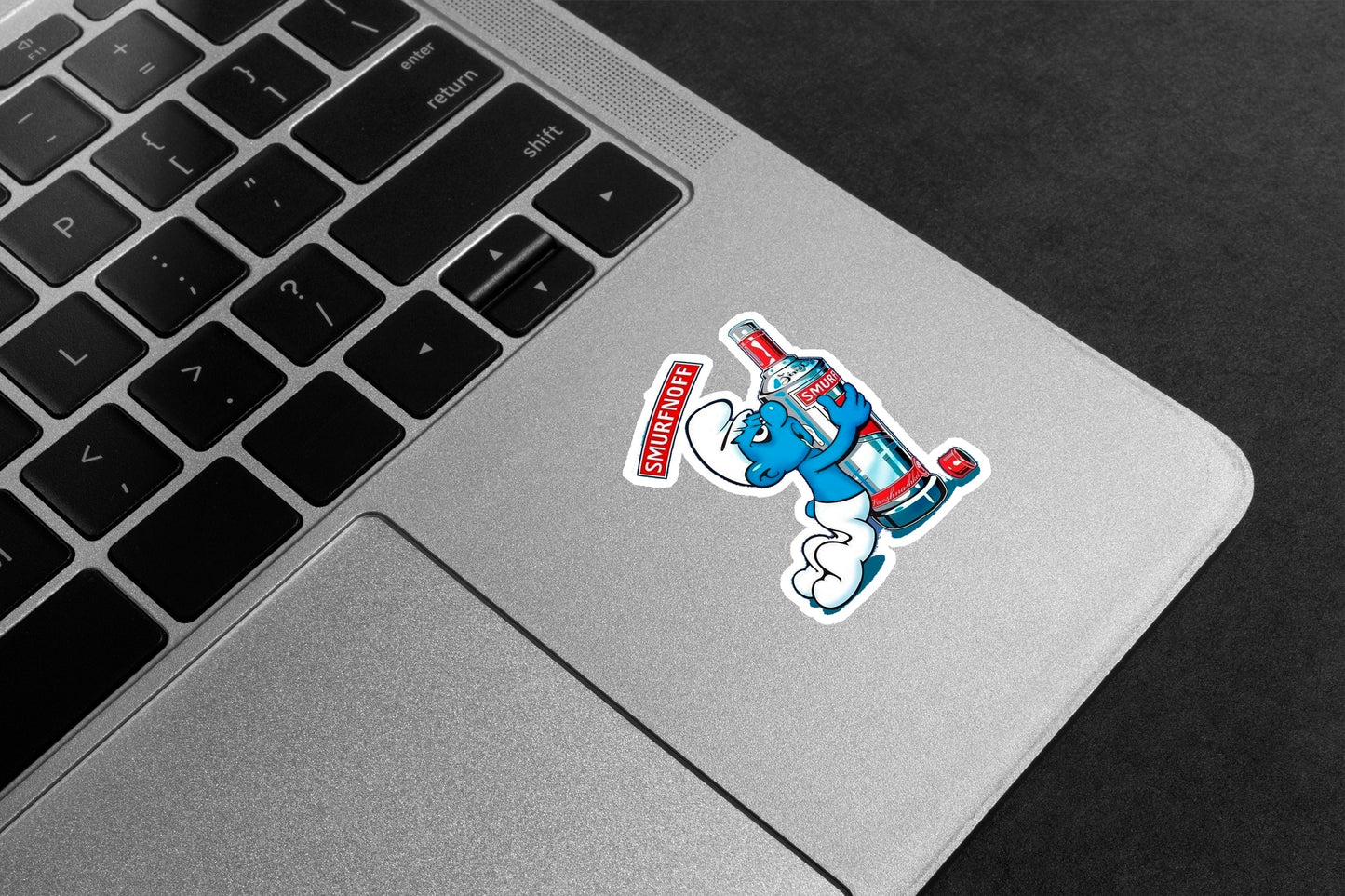 Smirnoff Parody Smurfnoff Premium Vinyl Stickers