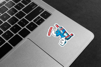 Smirnoff Parody Smurfnoff Premium Vinyl Stickers
