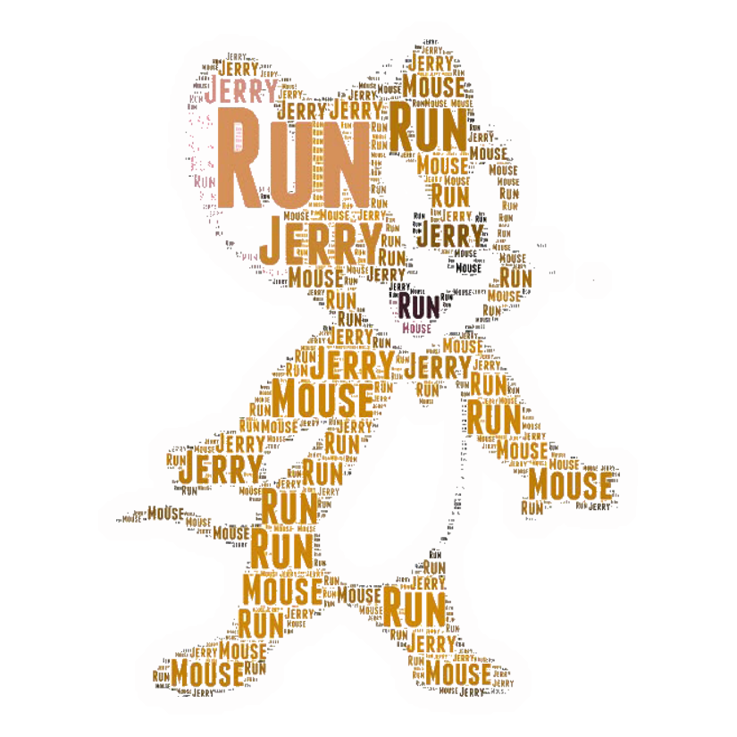Run Jerry Run Premium Vinyl Stickers