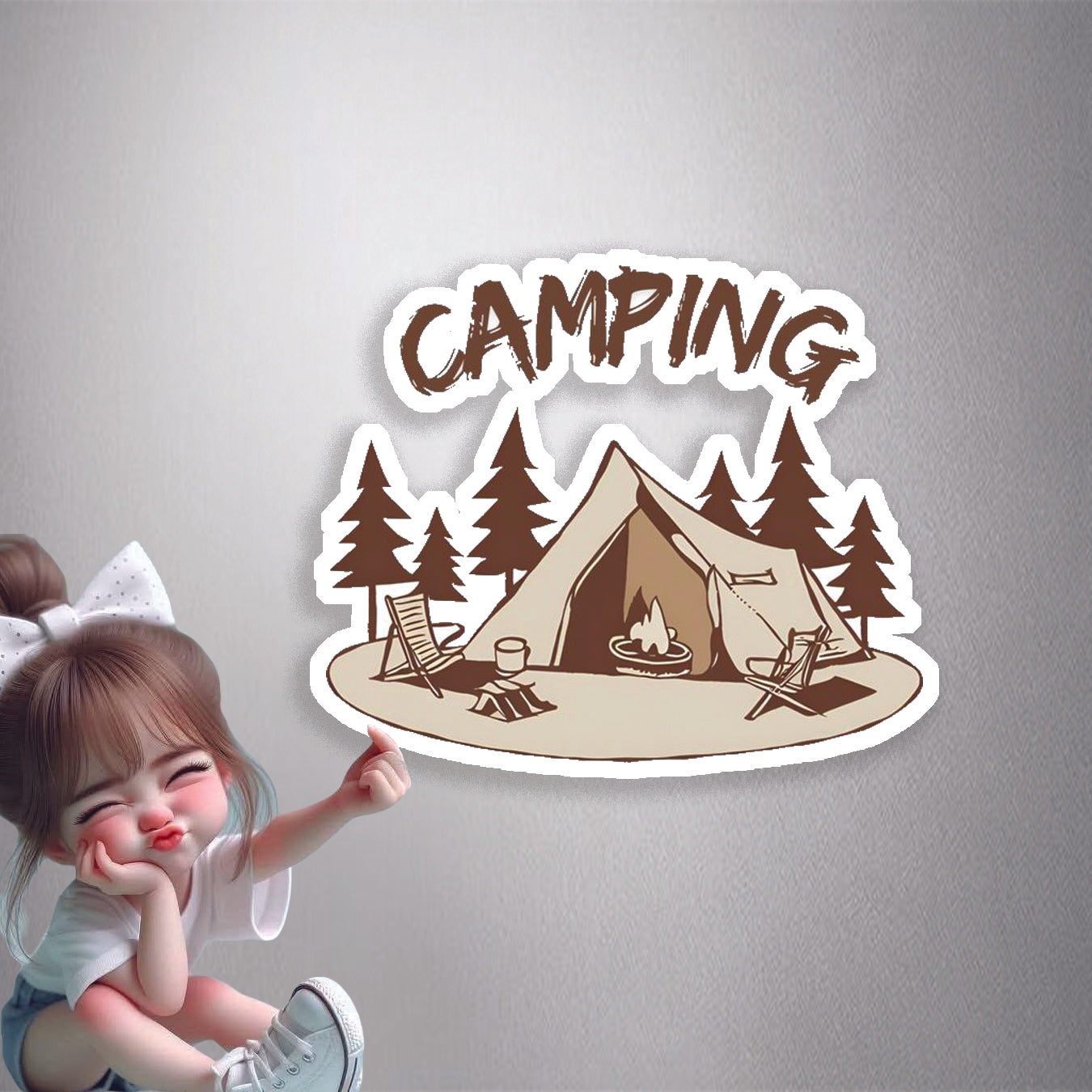 Camping Life Premium Vinyl Stickers