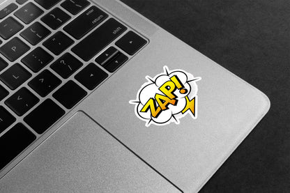 Comic Book Zap! Premium Vinyl Stickers