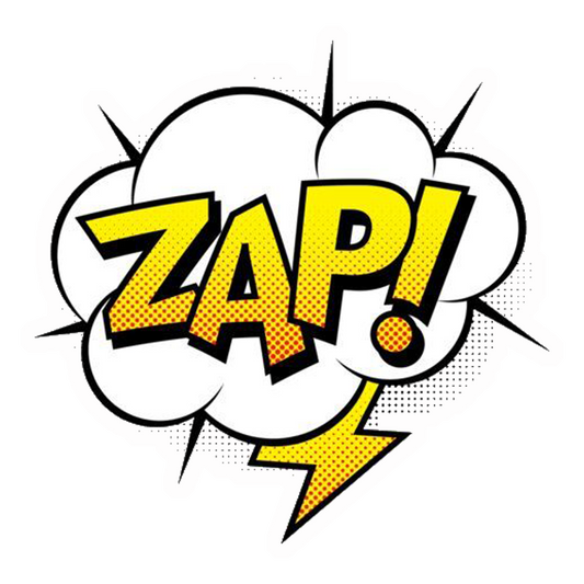 Comic Book Zap! Premium Vinyl Stickers