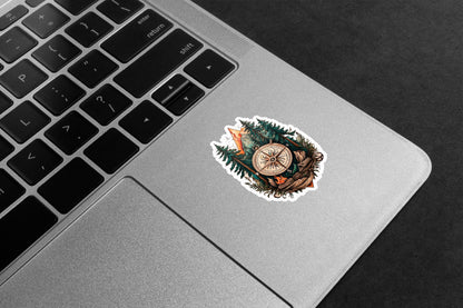 Adventure Compass Premium Vinyl Stickers