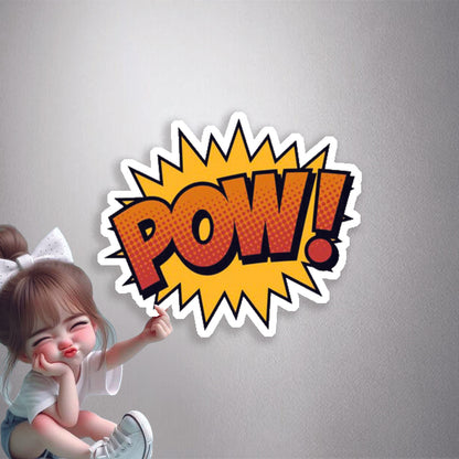 Comic Book Pow! Premium Vinyl Stickers