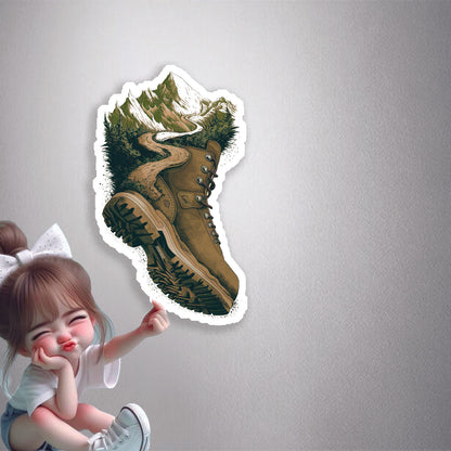 The Trail Ahead Premium Vinyl Stickers