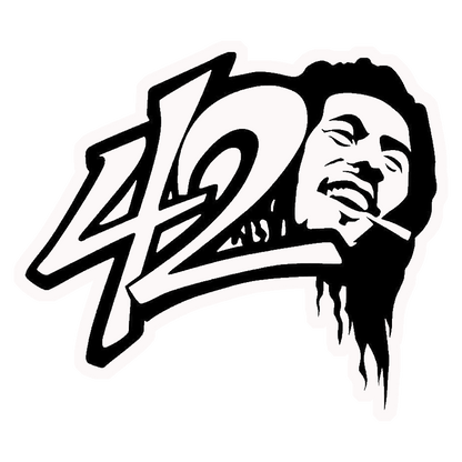 420 Bob Marley Premium Vinyl Stickers