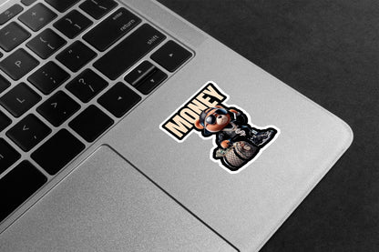 Money Bear Premium Vinyl Stickers